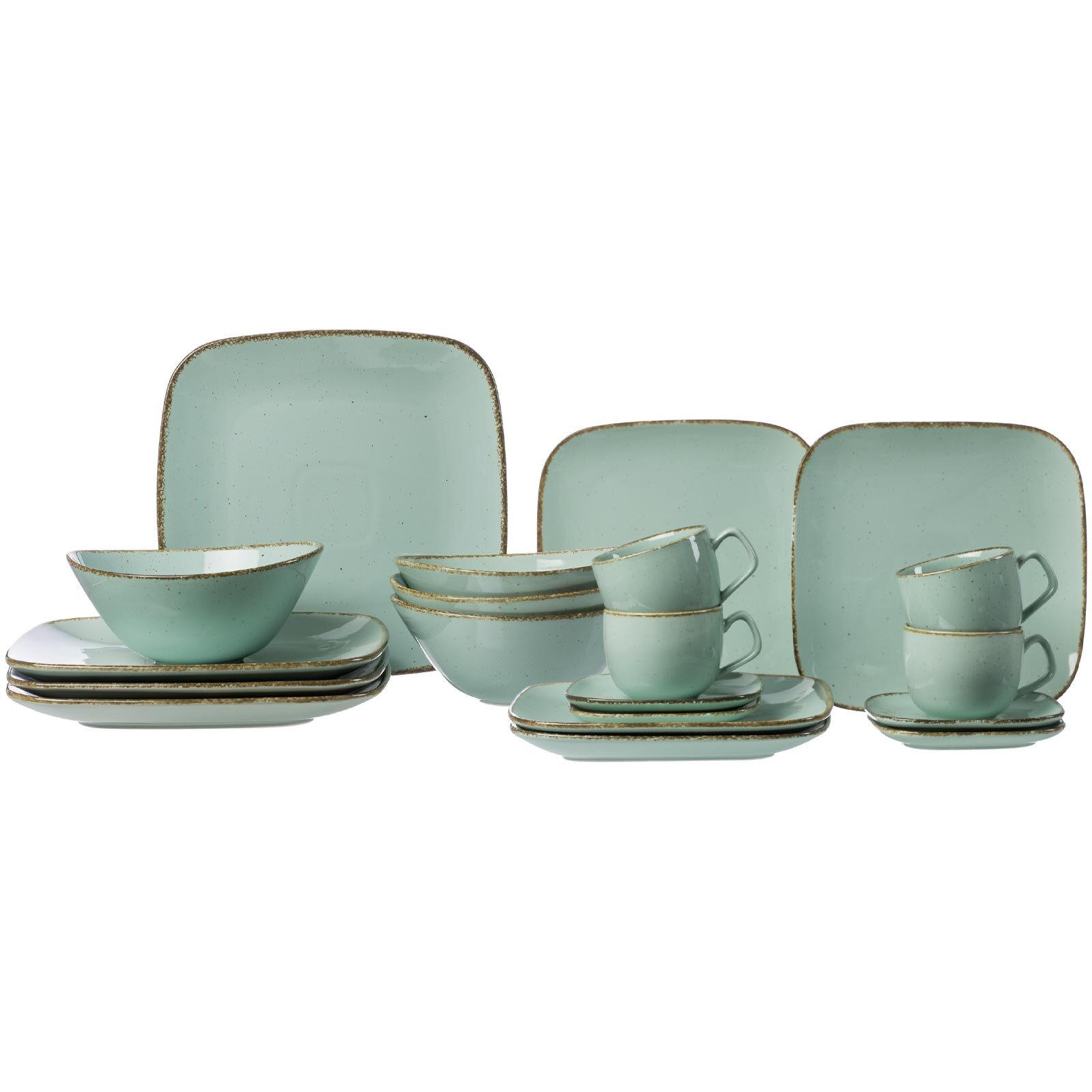 KOMBISERVICE Casa Blau 20er Set - Blau, Keramik (2/2/2cm) - Ritzenhoff Breker