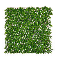 UMĚLÁ ROSTLINA zelená - zelená barva, plast (8cm) - COSTWAY