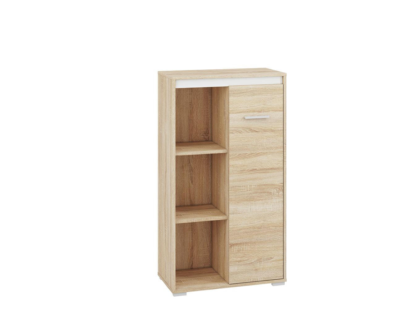 HIGHBOARD Avo Sonoma Eiche, Absetzung austauschbar 69 / 34 / 123cm - Braun/Sonoma Eiche, Holz/Holzwerkstoff (69/123/34cm) - Feldmann-Wohnen