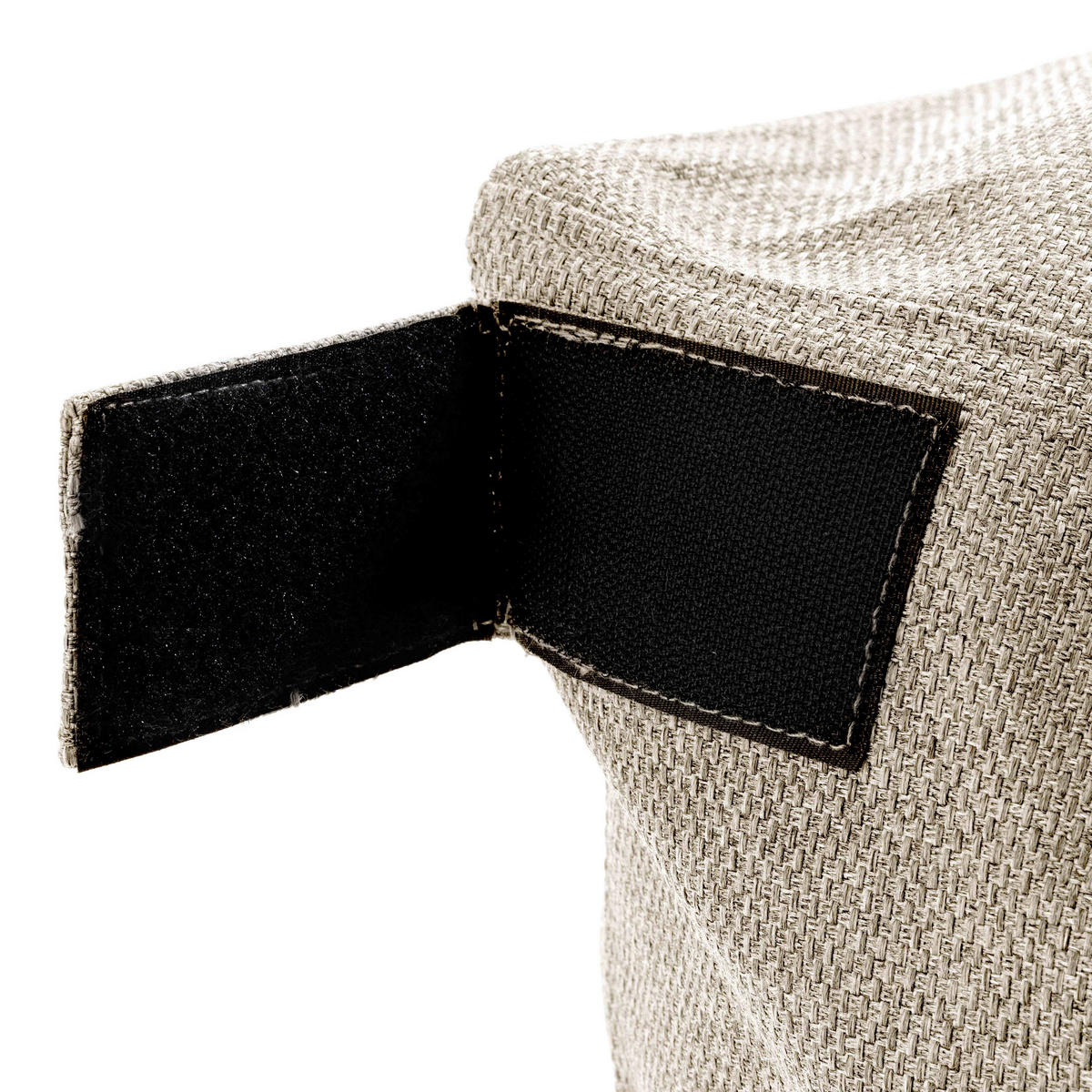 GARTENSOFA mit 2 Sitzplätzen, Sandfarbe - Gelb, Textil - Oviala