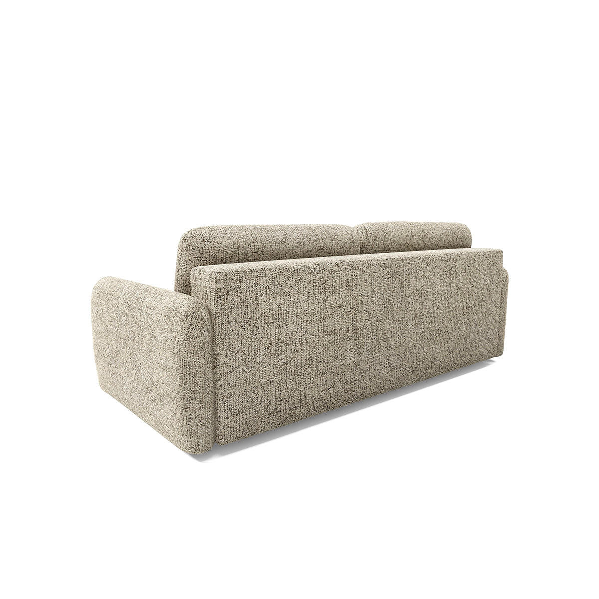 SOFA Vittoria 3 Sitzplätze Beige meliert - Beige, Holz (236/95/121cm) - Petits-meubles