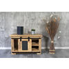 LOWBOARD LIBRO - Beige/Naturfarben, Akazienholz/Holz (75/47/50cm) - SAM