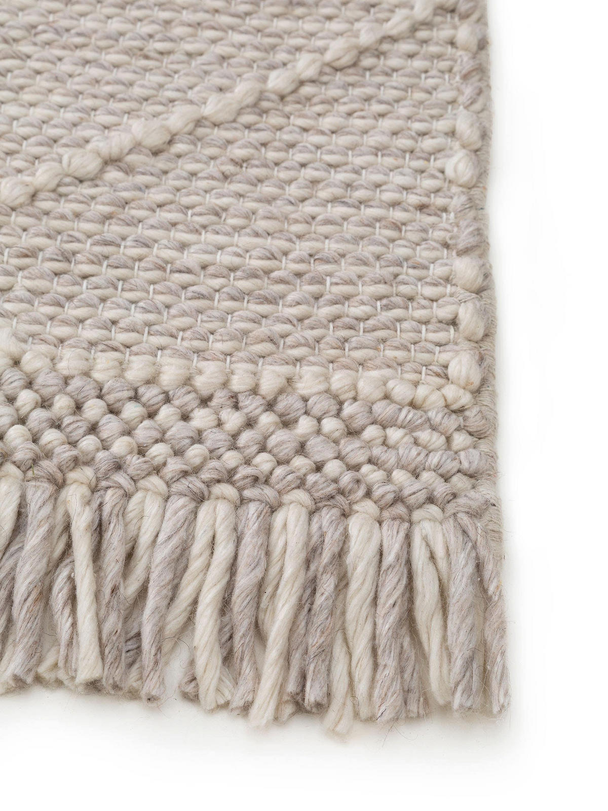 WOLLTEPPICH Daphne Beige 200x300 cm - Beige, Textil (200/300cm) - benuta Pure