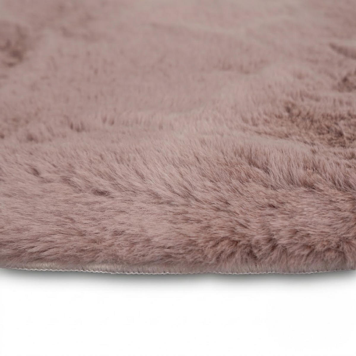 FELLTEPPICH CLOUD SUPER SOFT 120/120 cm Pink - Pink, Textil (120/120cm) - Consilio Concept