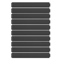 RASENKANTE Anthrazit 100 x 18 cm 10 Meter - Anthrazit, Metall (100/18/0.7cm) - Vicco