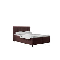 BOXBETT Mit Bettkasten Und Matratze POEL Violett 120x200 cm H3-Bonell - Mooreichefarben/Violett, Holz/Holzwerkstoff (120/200cm) - Kaiser Möbel