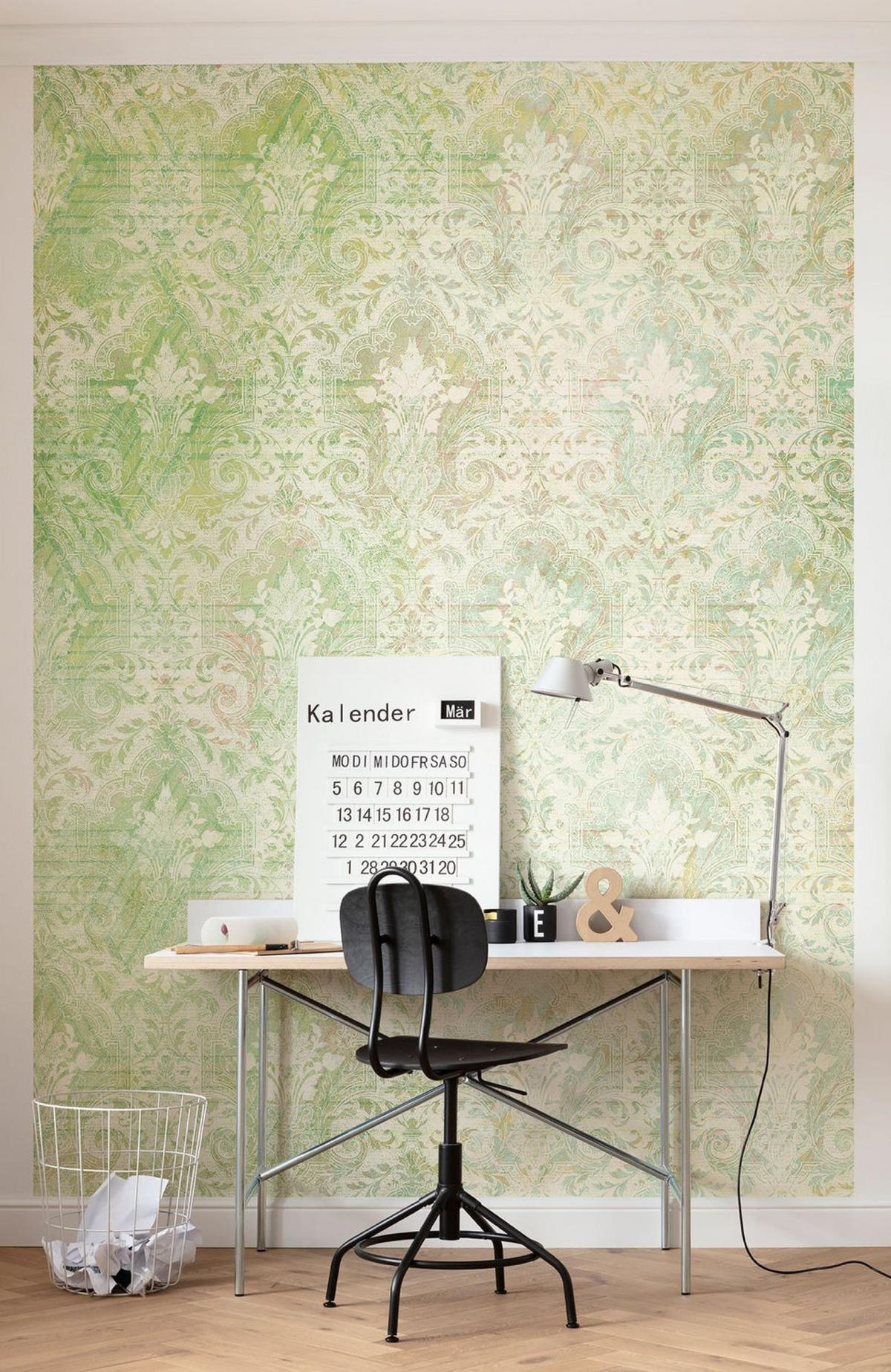 FOTOTAPETE Schönheit 200 x 280 cm - Grün, Papier (200/280cm) - Sanders & Sanders