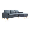 SCHLAFSOFA - -Sitzer - Stoff - Blaugrün - - Grün, Textil (225/88/146cm) - Vente-Unique