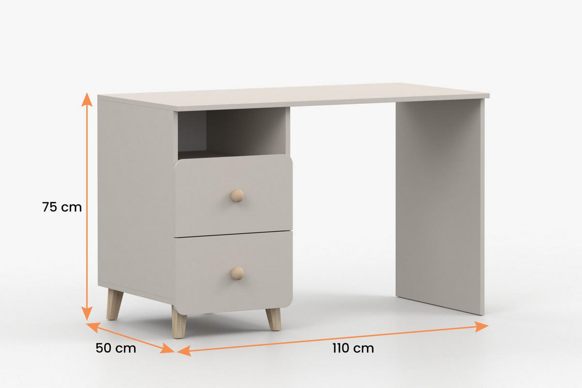 JUGENDZIMMER-SET MARCO A 4-teilig in Kaschmir - Kaschmir, Holzwerkstoff (377/204/205cm) - Deine Möbel 24