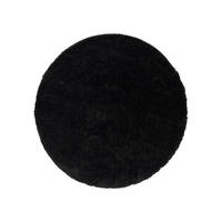 TEPPICH ESSENCE ROUND Schwarz 160/160 cm - Schwarz, Textil (160/160cm) - Tapiso