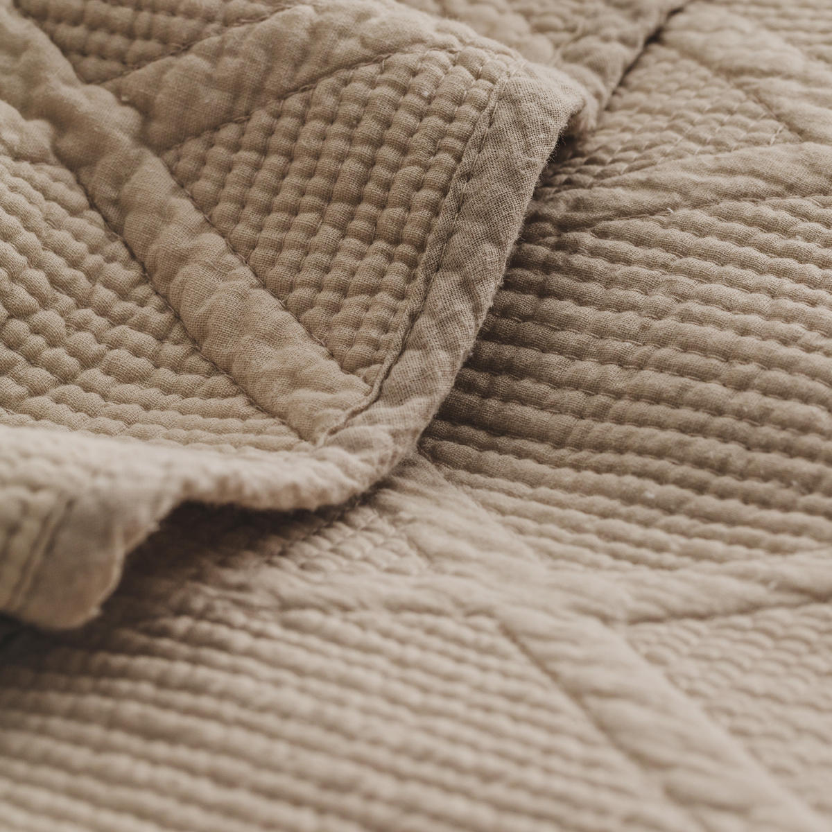BETTDECKE Salvio - Beige, Textil (200/220cm) - home&you