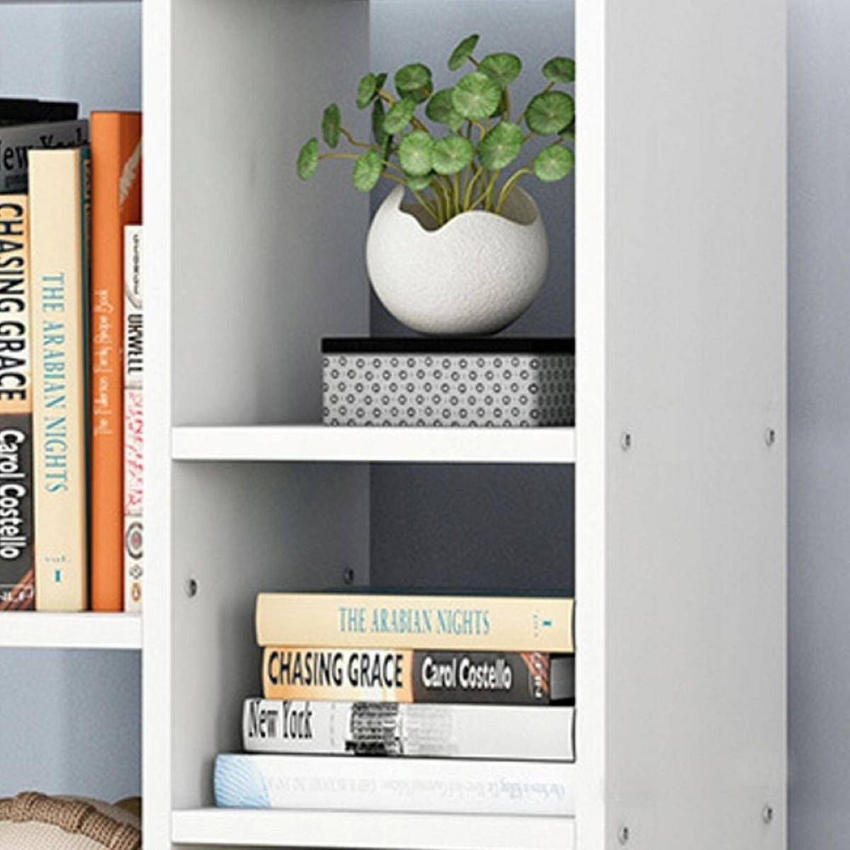 BÜCHERREGAL, weiß 50/24/80 cm - Weiß, Holzwerkstoff (50/80/24cm)