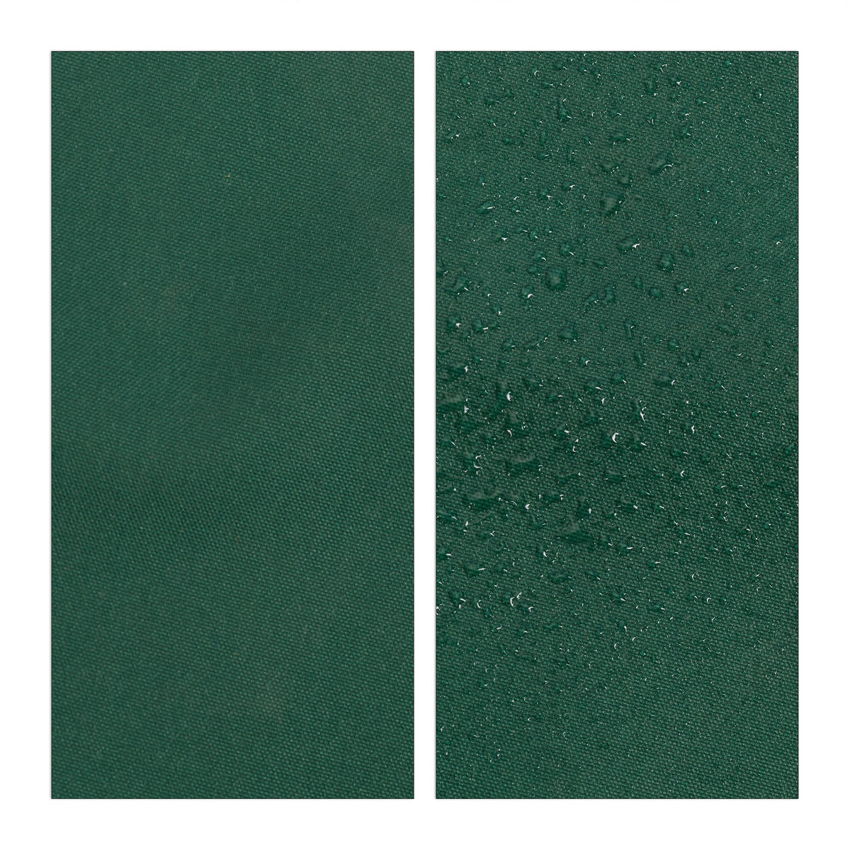 SONNENSEGEL - Dunkelgrün, Textil/Metall (350/450cm) - Relaxdays