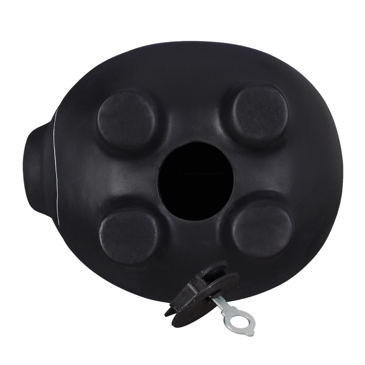 SPARSCHWEIN - Schwarz, Keramik (17/14/13cm) - Relaxdays