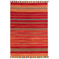 NATUR TEPPICH KELIM KALLEEN - Rot, Textil (90/160cm) - Pergamon