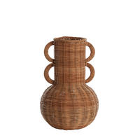 VASE Naleah - Braun - 25/25/38 cm - Braun, Naturmaterialien (38cm) - Light & Living