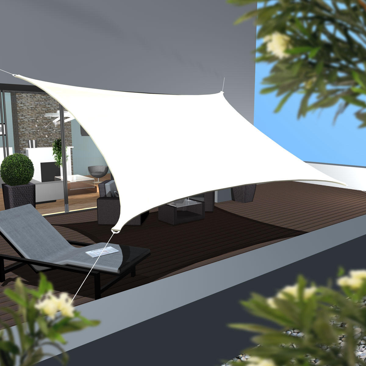SONNENSEGEL 300/500 cm beige, rechteckig - Beige, Kunststoff (300/500cm) - Amanka