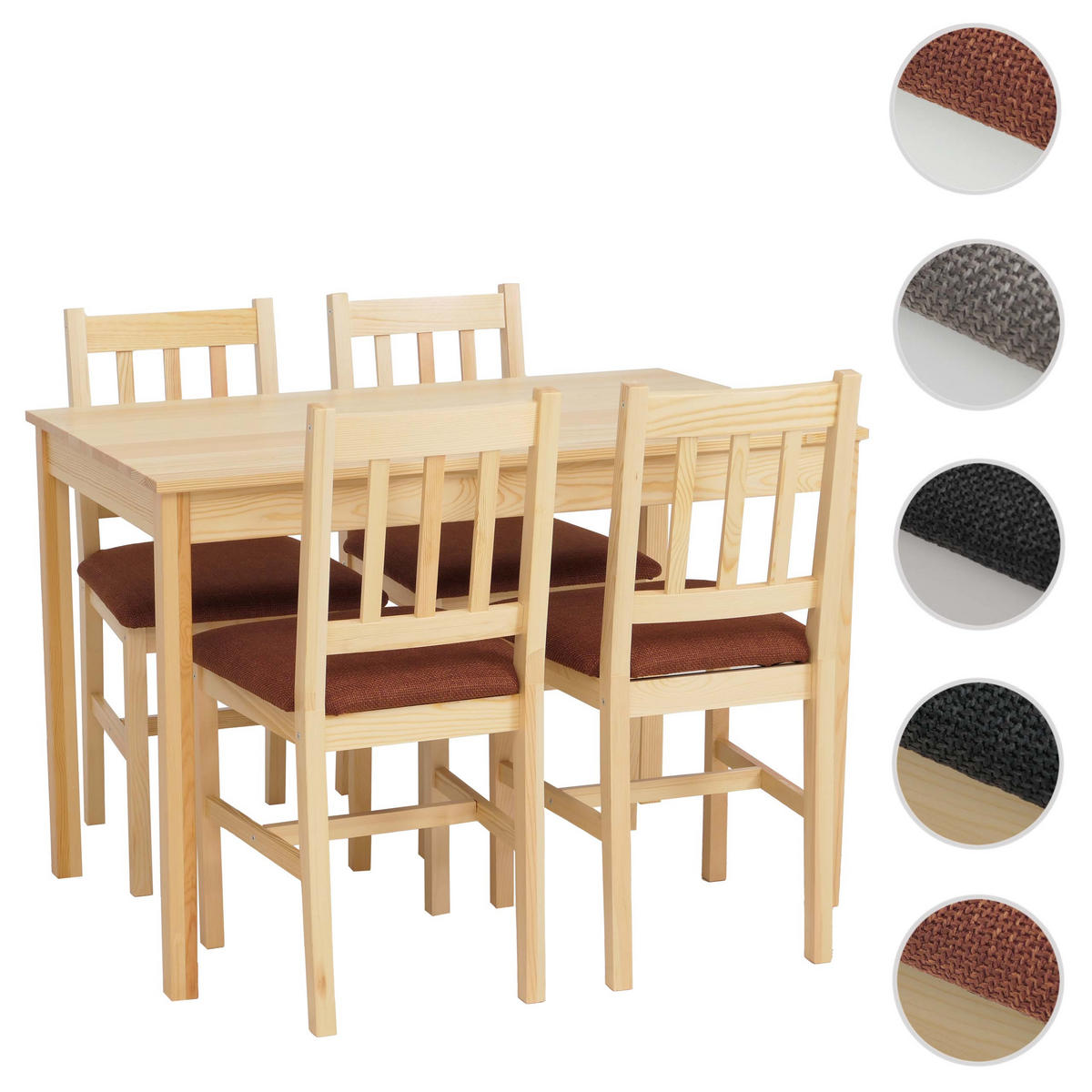 JEDILNI SET Dekor borovine - barve bora/rjava, les - MCW