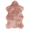 KUNSTFELL-TEPPICH Dave Rosa 60x90 cm - Rosa, Textil (60/90cm) - benuta Nest