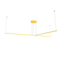 LED-HÄNGELEUCHTE - Gelb, Metall (2/100/2cm) - Lumicom