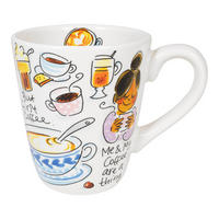 BECHER Kaffee in Bunt - 350 ml - Multicolor, Keramik (0.35L) - Blond Amsterdam