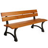 GARTENBANK Teak Dekor - Teakfarben, Holz (170/78/62cm) - MCW