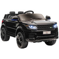 KINDER ELEKTROAUTO, Schwarz, Kunststoff+ Eisen - Schwarz, Metall (110/68/52cm) - HOMCOM