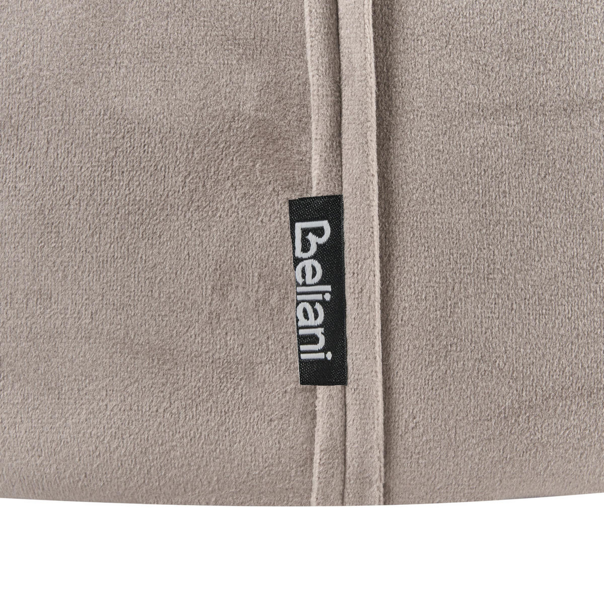 POUF Taupe Sedona - Taupe, Textil (40/43/40cm) - Beliani