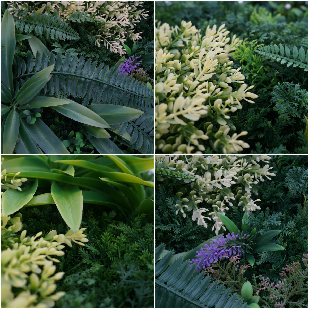 ROZTAŽITÉ OBRAZY Z RŮŽIČEK Zelená - zelená barva, plast (50/50cm) - MCW