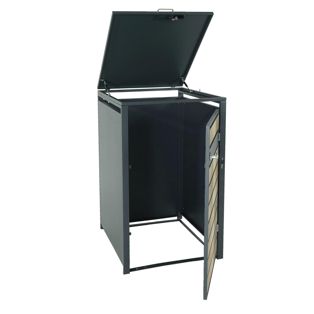 1ER-MÜLLTONNENVERKLEIDUNG Gold - Goldfarben, Metall (73/117/98cm) - MCW