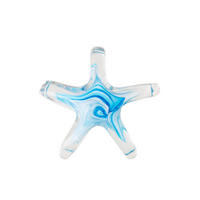 BRIEFBESCHWERER SEASTAR - Blau, Glas (18/5.4/18cm) - J-Line