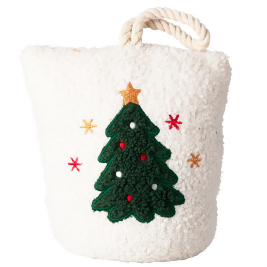 Home Styling Collection Türstopper Weiß, Grün 10x18 cm