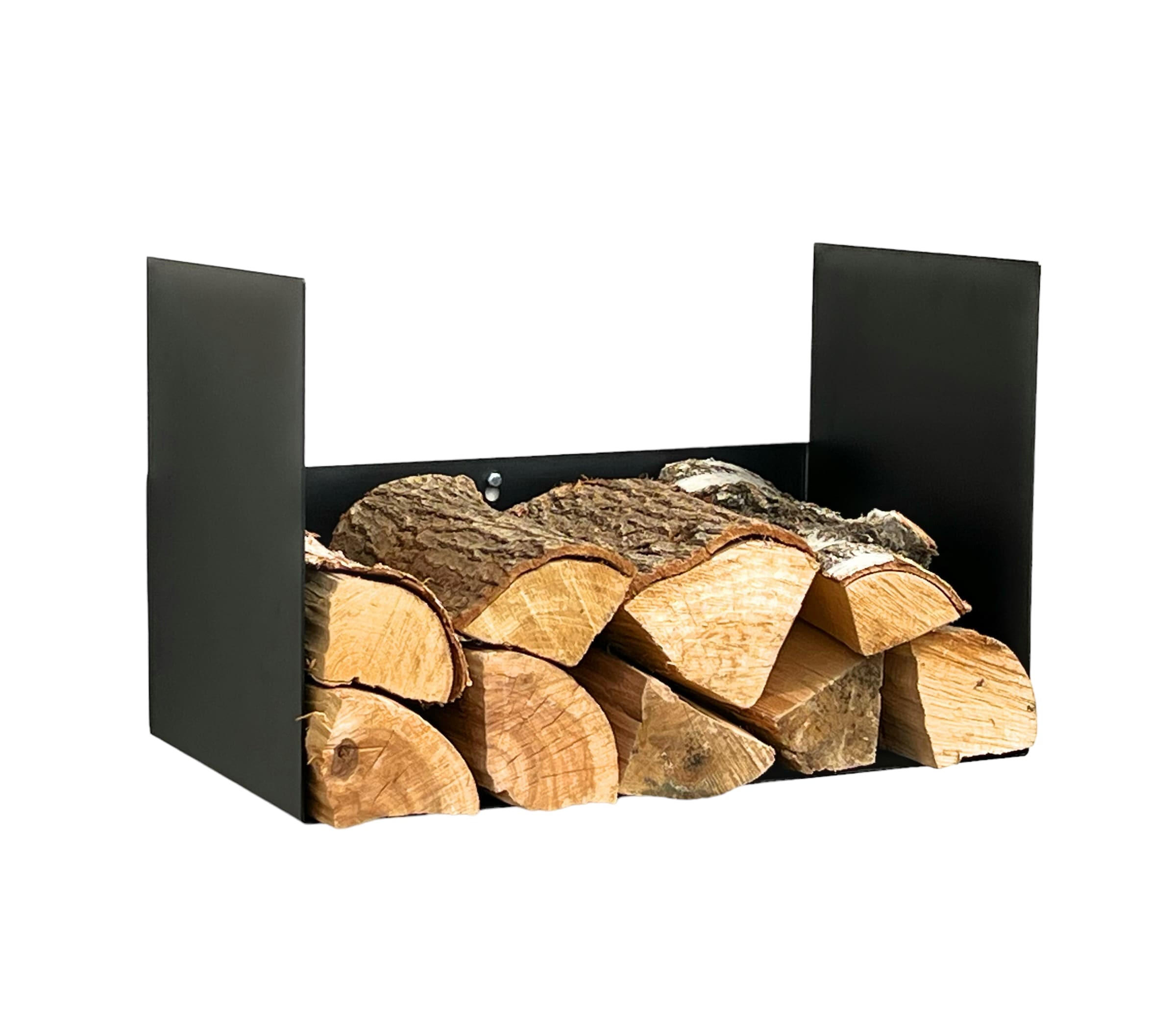 Thumbnail - DanDiBo Kaminholzregal, Schwarz, Metall, 50.5x32.2x29 cm, Kleinmöbel, Kamine & Zubehör, Kaminholzregale