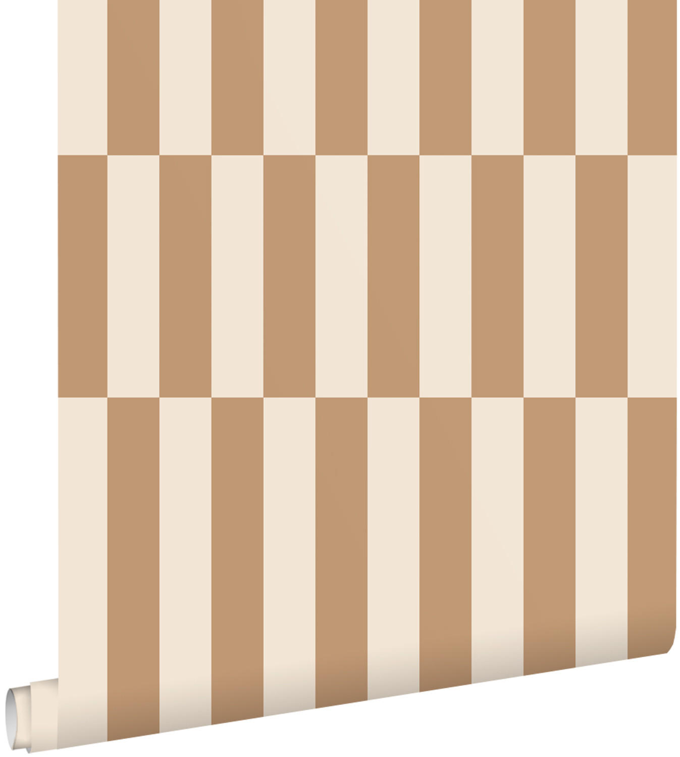 TAPETE Streifen 53 cm x 10.05 m - Braun, Papier (53/1000cm) - ESTAhome