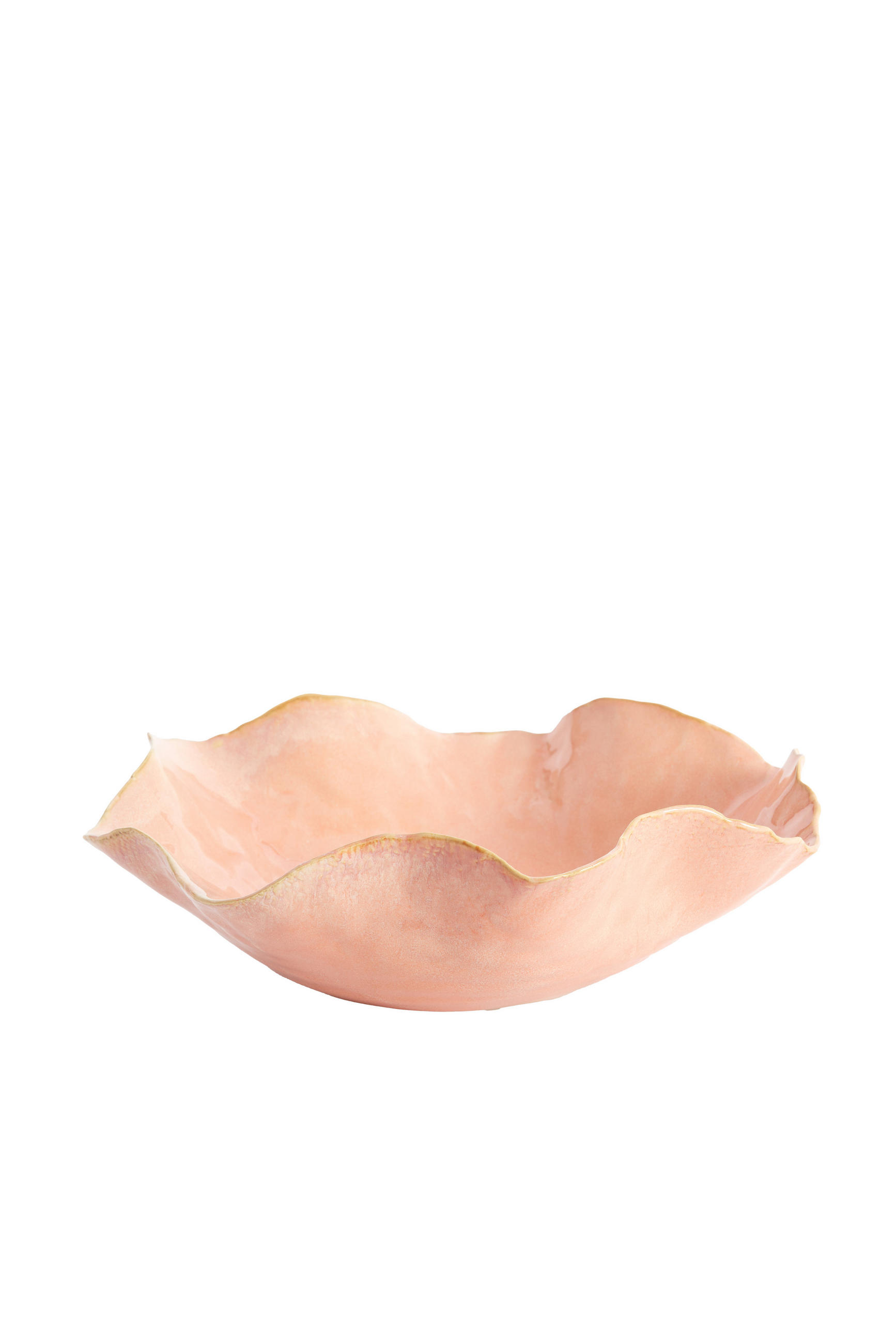 SCHALE Banda Rosa 34/31/11 cm - Pink, Keramik (11cm) - Light & Living