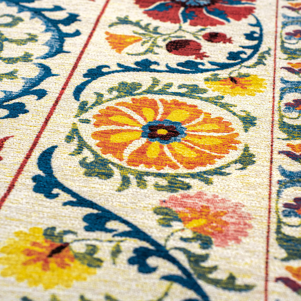 TEPPICH Origine Suzani 140/200 cm - Gelb, Textil (140/200cm) - Louis De Poortere