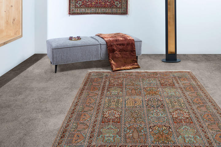 Orientteppich Rot-Orange