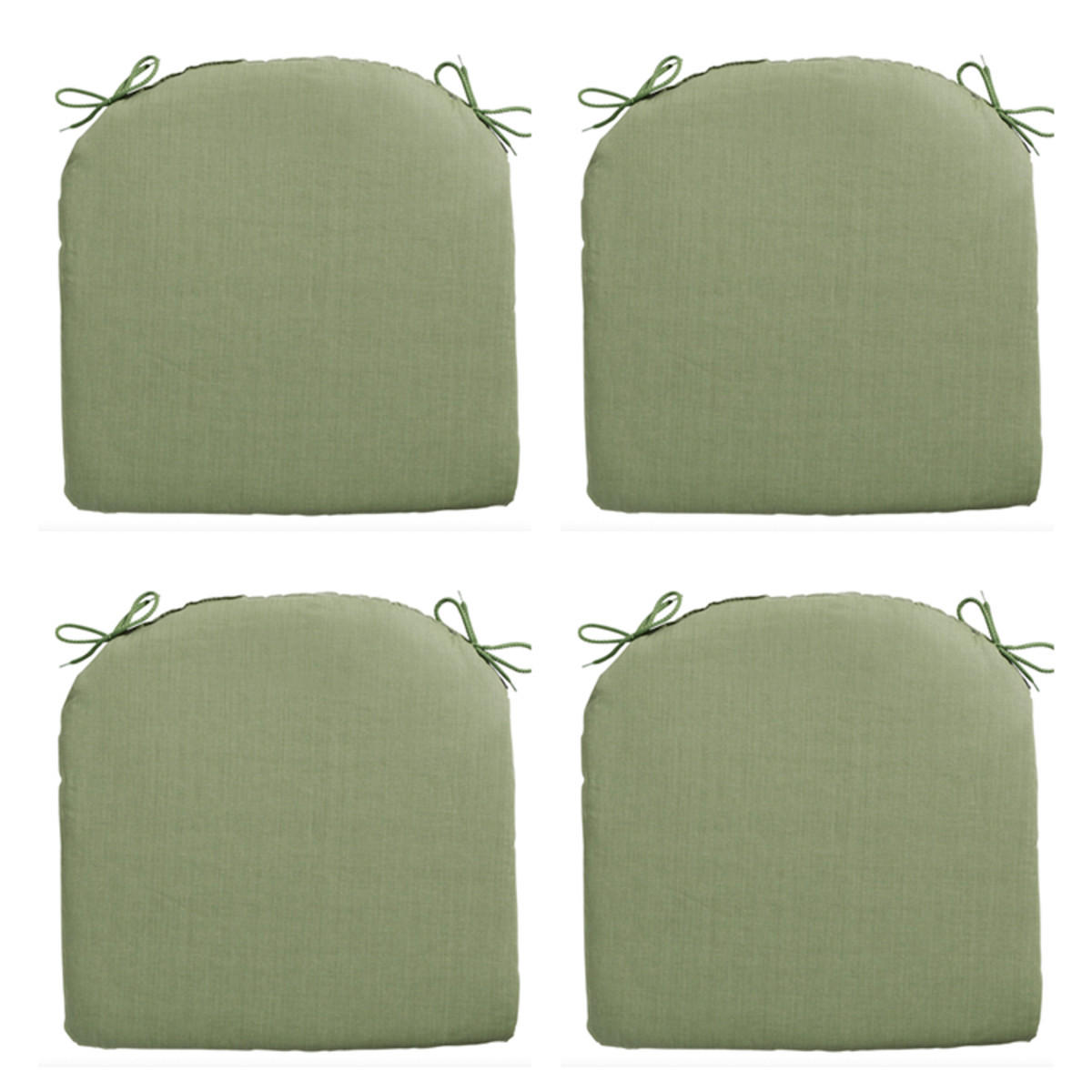 SITZKISSEN Basic 46/48 cm 4er-Set - Grün, Textil (48/4/46cm) - Madison