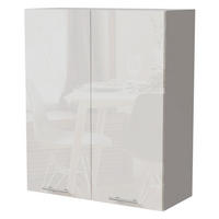 KÜCHENHÄNGESCHRANK Essen W4/80 Weiß Hochglanz / Weiß Matt 80 / 32,5 / 96cm - Weiß Hochglanz/Weiß, Holz/Holzwerkstoff (80/96/32.5cm) - Feldmann-Wohnen