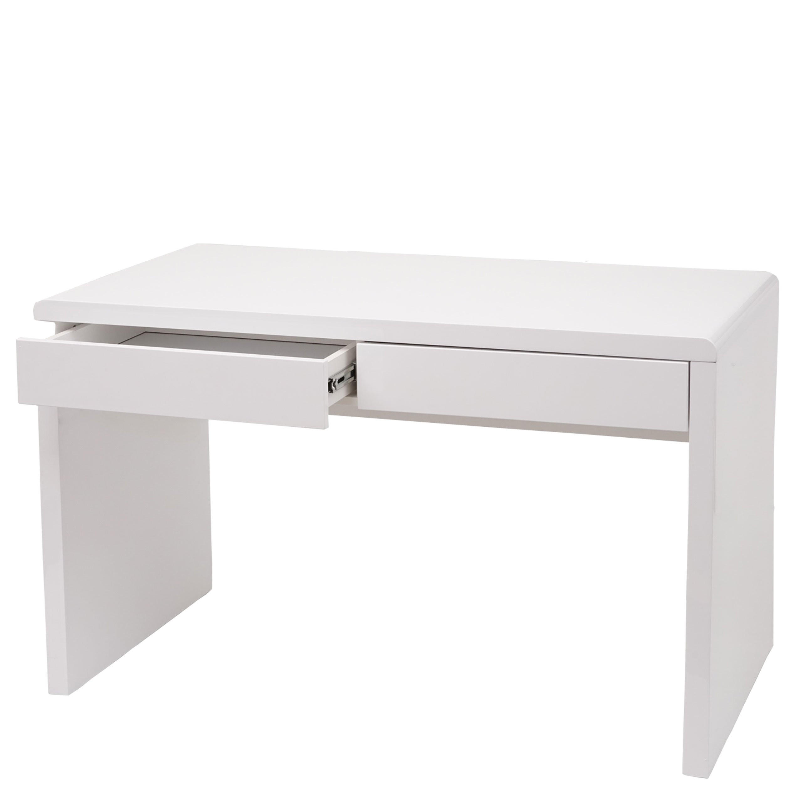 MCW SCHREIBTISCH Weiß 100cm × 58cm × 75cm