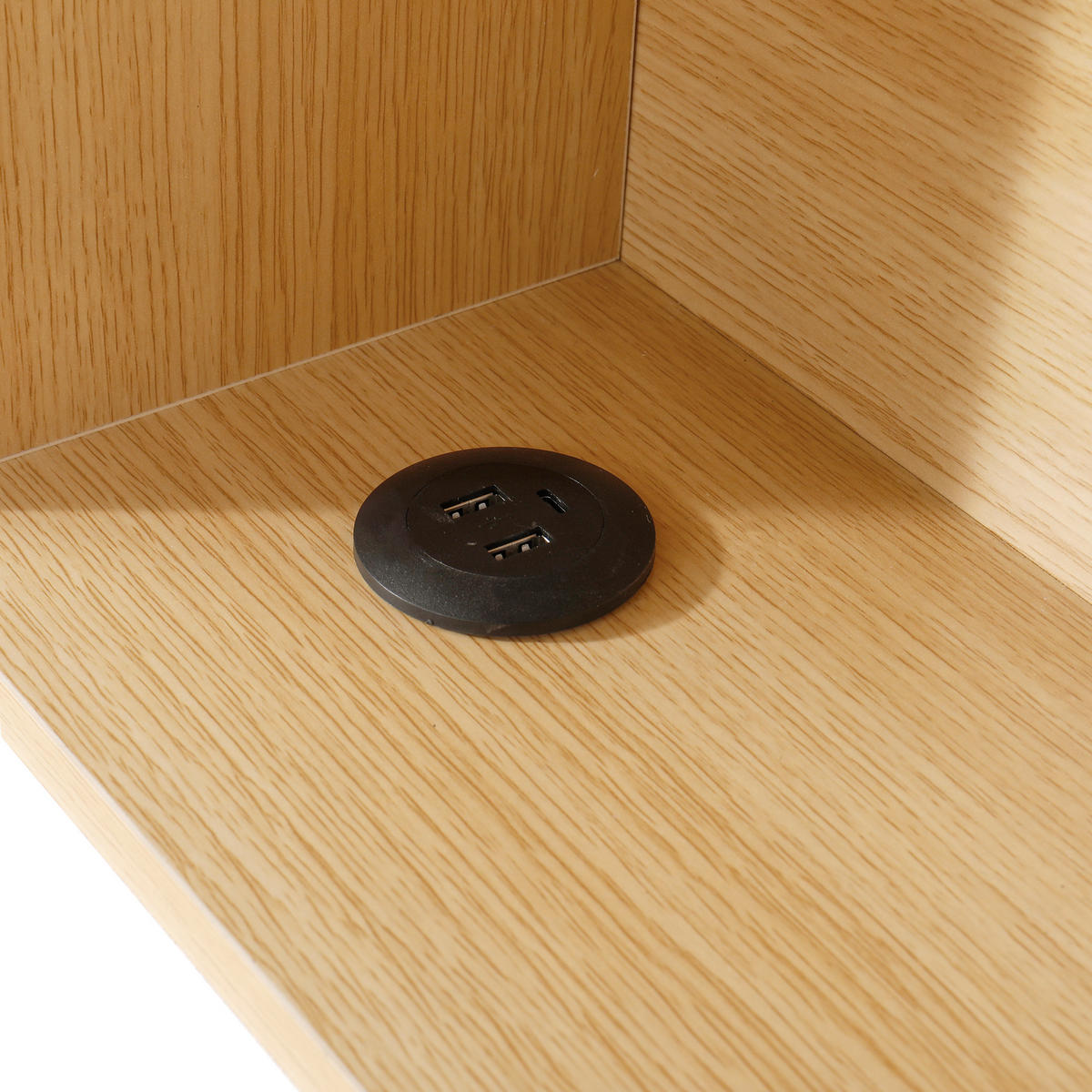 POLSTERBETT aus Samt 90x200 cm in Beige mit LED & USB/Type-C - Beige, Textil (90/200cm) - Modfu