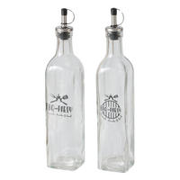 DRESSINGFLASCHEN BBQ 500 ml 2er-Set - Transparent, Glas (6/29.2/6cm) - Boltze Home