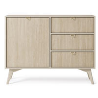 KOMMODE - Abeto Beige SD106 - Eichefarben/Beige, Holz (106/80/38cm) - Möblo