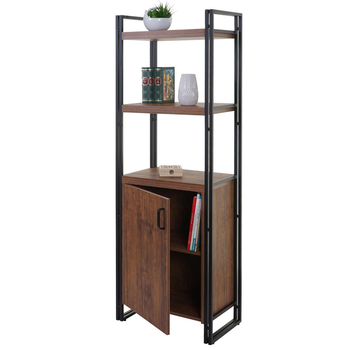 BÜCHERREGAL Eiche Dekor - Eichefarben, Holzwerkstoff (55/165/35cm) - MCW