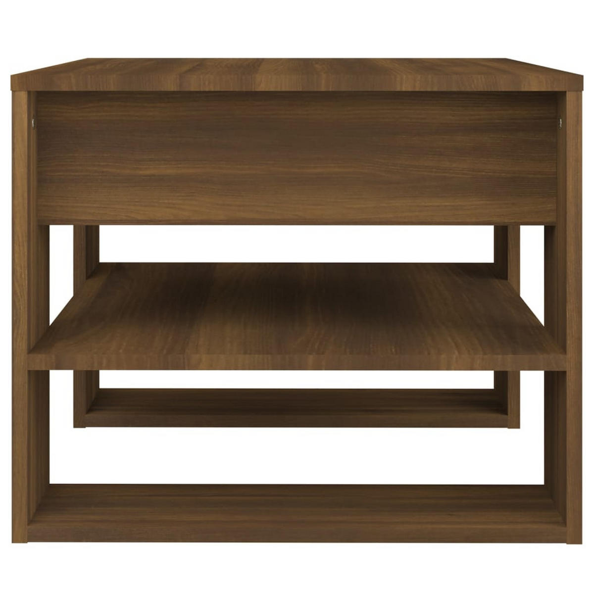 COUCHTISCH Braun Eichen-Optik 55,5x55x45 cm Holzwerkstoff - Braun, Holzwerkstoff (55.5/55/45cm) - furnicato