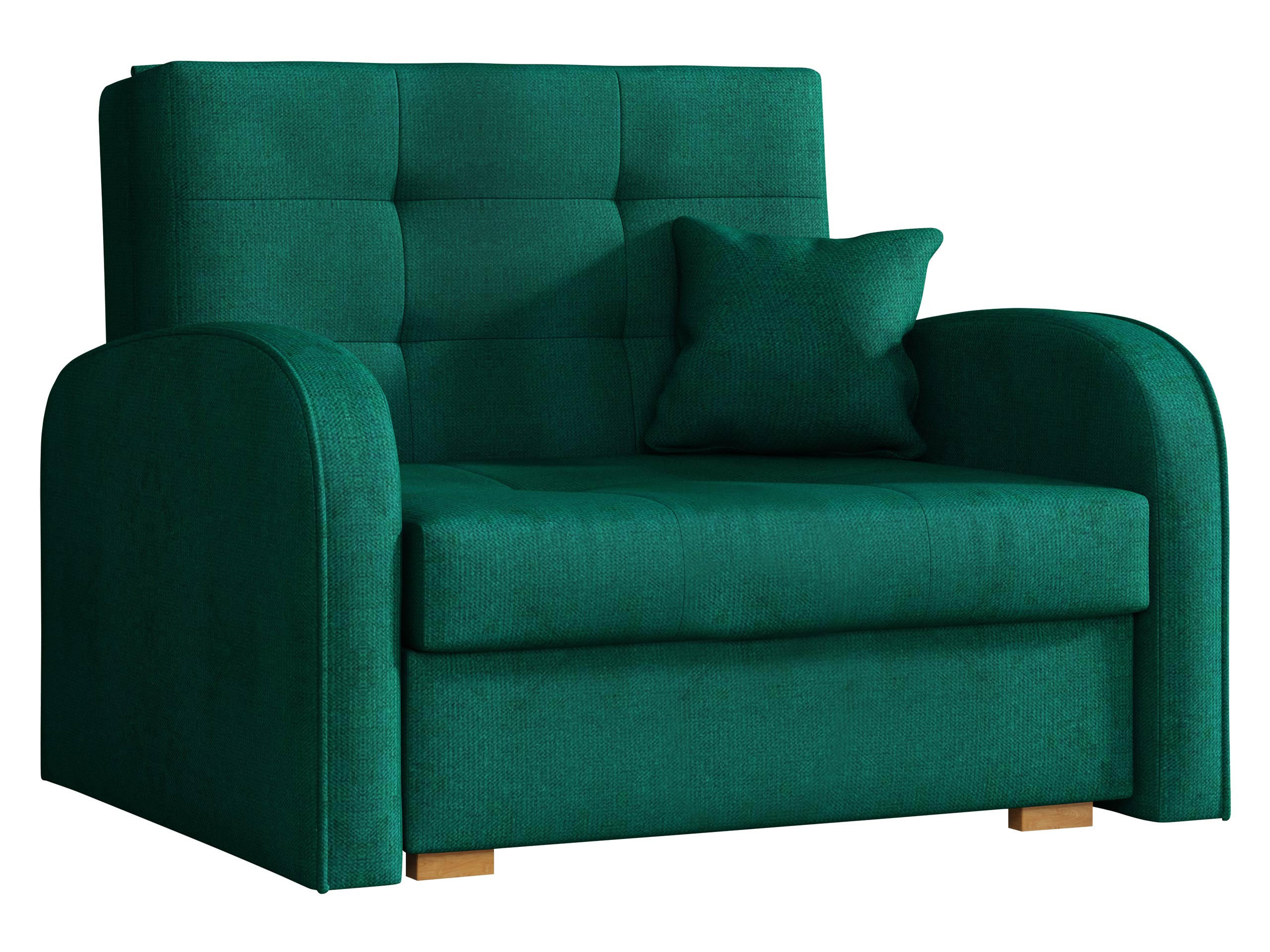 SCHLAFSOFA Viva Gold I - Smaragdgrün/Braun, Holz/Textil (103/85/98cm) - MIRJAN24