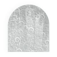 GLASPLATTE für Kamin 80x70 cm - Grau, Glas (80/70/0.4cm) - TULUP