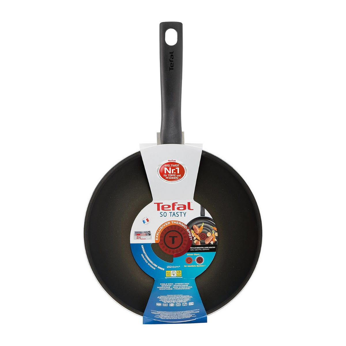 BRATPFANNE 20 cm Schwarz Antihaft Induktion für alle Herdarten - Schwarz, Kunststoff/Metall (20cm) - Tefal