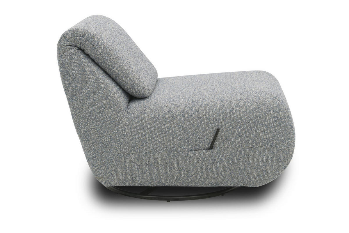 GARTENLOUNGE-RELAXSESSEL 2 Branwen 68x67x88 mit Outdoorbezug in blau - Blau, Kunststoff (68/67/88cm) - 58aufmkessel