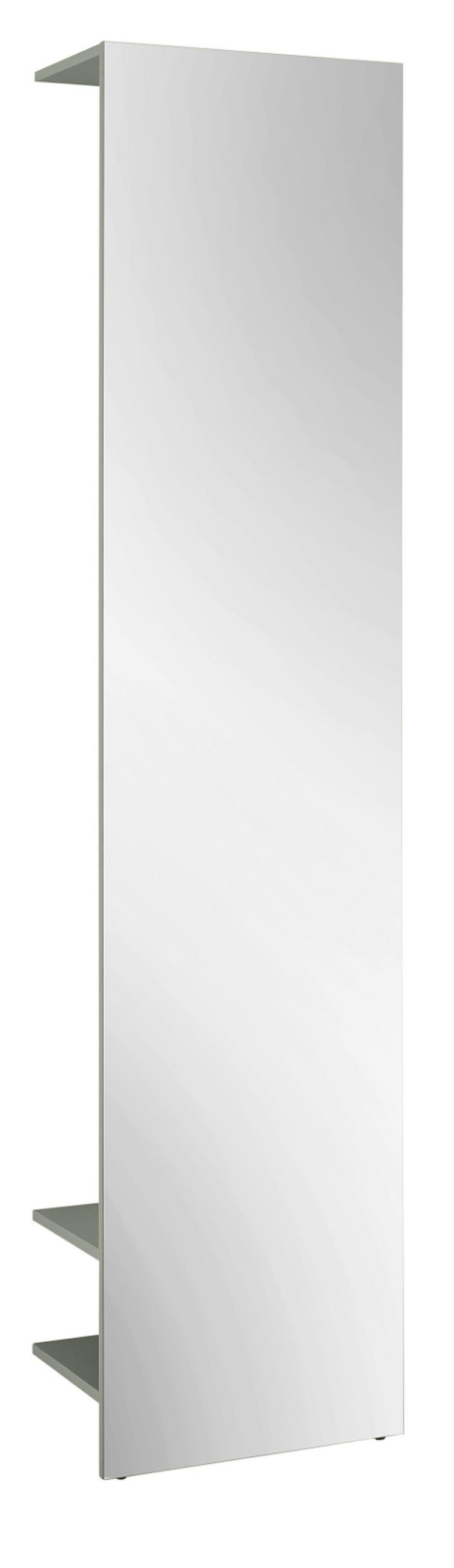 GARDEROBE in Salbei Kompaktgarderobe mit Spiegel 50 x 200 cm Center - Salbeigrün, Glas/Holzwerkstoff (50/200/30cm) - Furn.Design